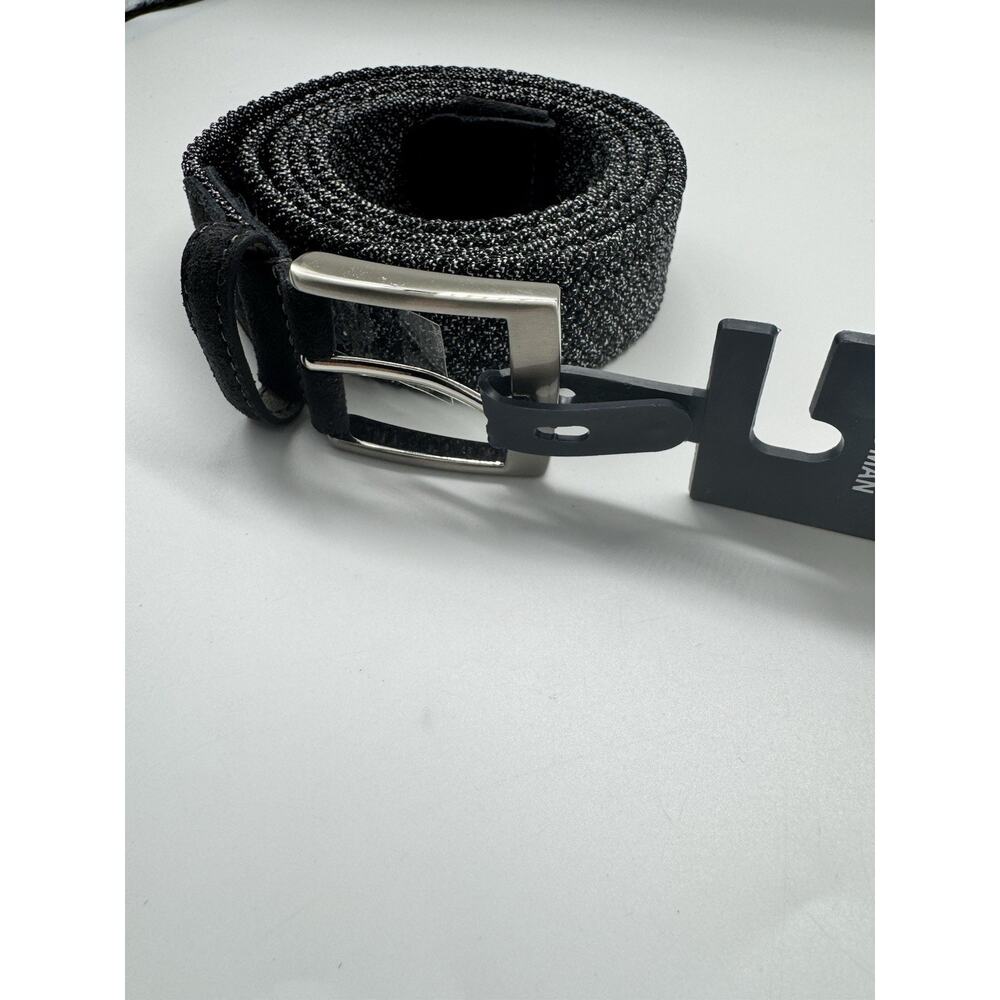 NWT Cremieux Big Man Woven Stretch Knit Belt Dark Gray Braided Size 2X - Picture 3 of 6